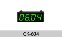 BUTTON DIGITAL CLOCK CK-604 ปุ่มกดนาฬิกาขนาด 6 นิ้ว